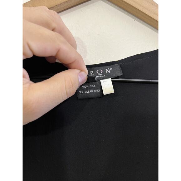 Citron Santa Monica Silk Top S Minimal Quiet Luxury Capsule Scandi Parisian Y2K - Picture 7 of 13